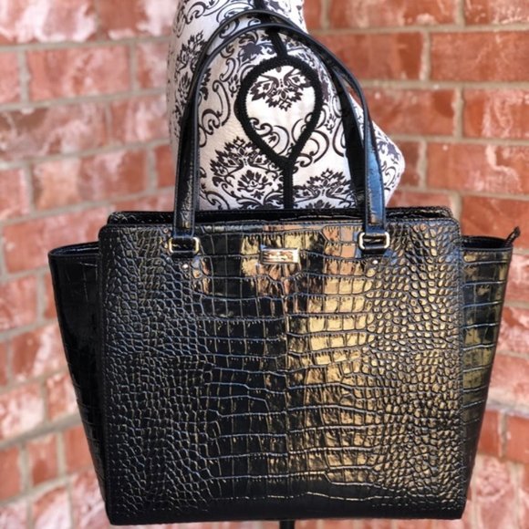 Michael Kors | Bags | Kate Spade Bristol Drive Elissa Crocodile Tote ...